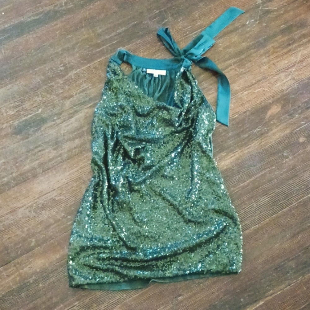 L Sequin Dressy Tank